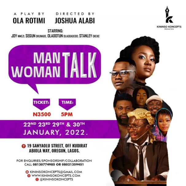 Man Talk Woman Talk: A Play by Ola Rotimi